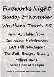 Fireworks Night 2nd November Tickets
