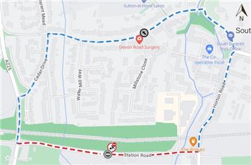 Station Road South Darenth Temporary Closure 4th July