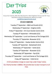 The Cottage Community Day Trips in September